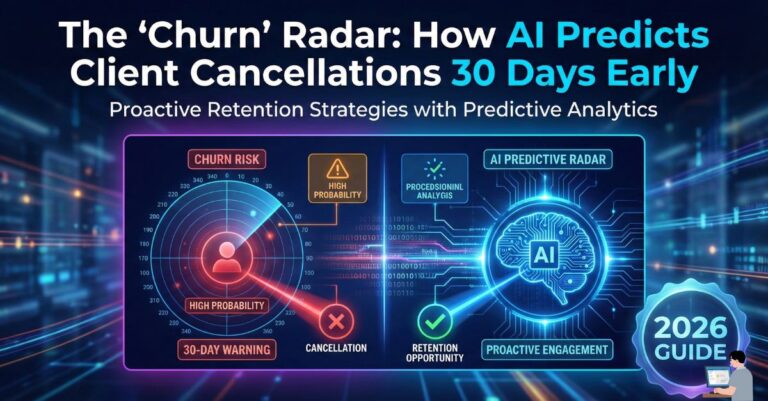 How AI Predicts Client Cancellations 30 Days Early