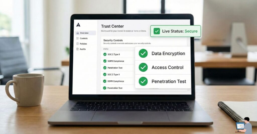 Turn your audit into a marketing asset with a live Trust Center.