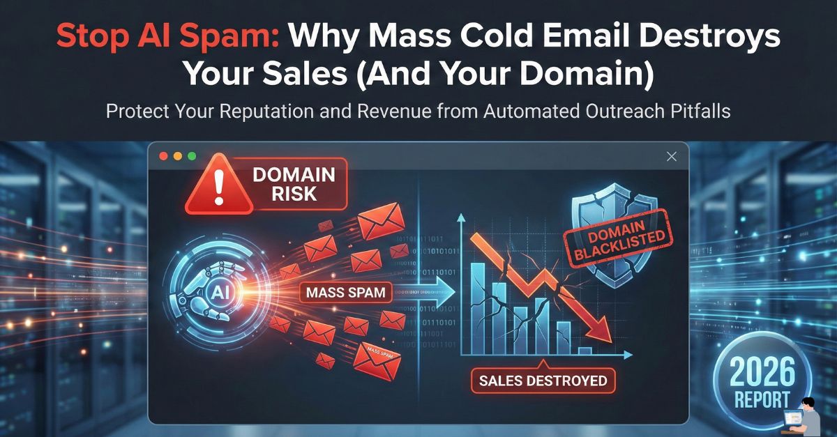 Why Mass Cold Email Destroys Your Sales (And Your Domain)