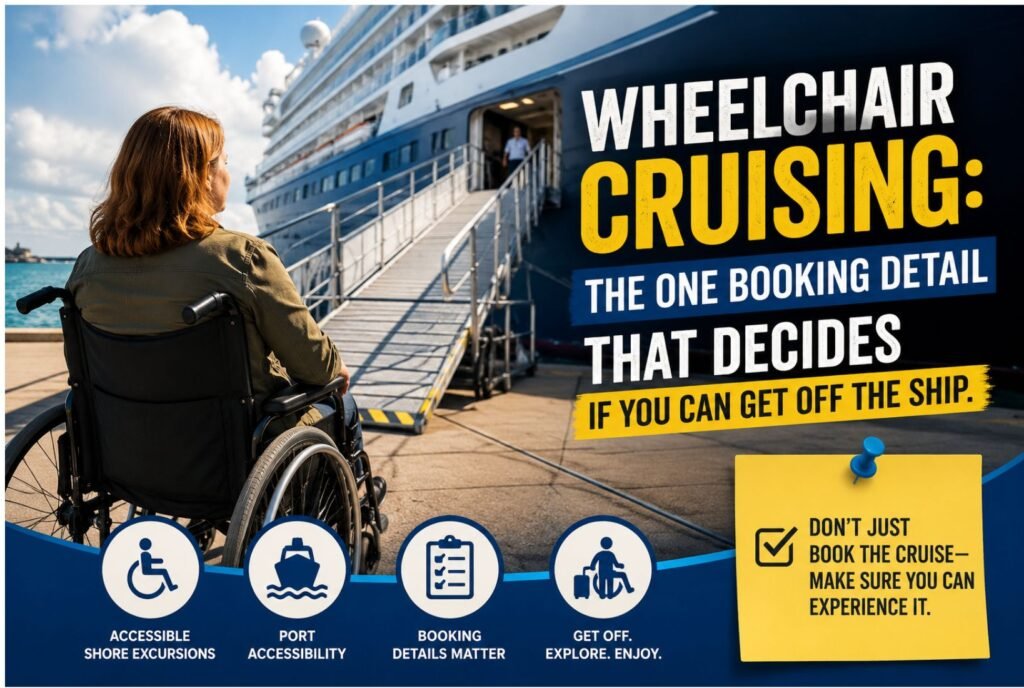Wheelchair Cruising: The One Booking Detail That Decides If You Can Get Off the Ship.