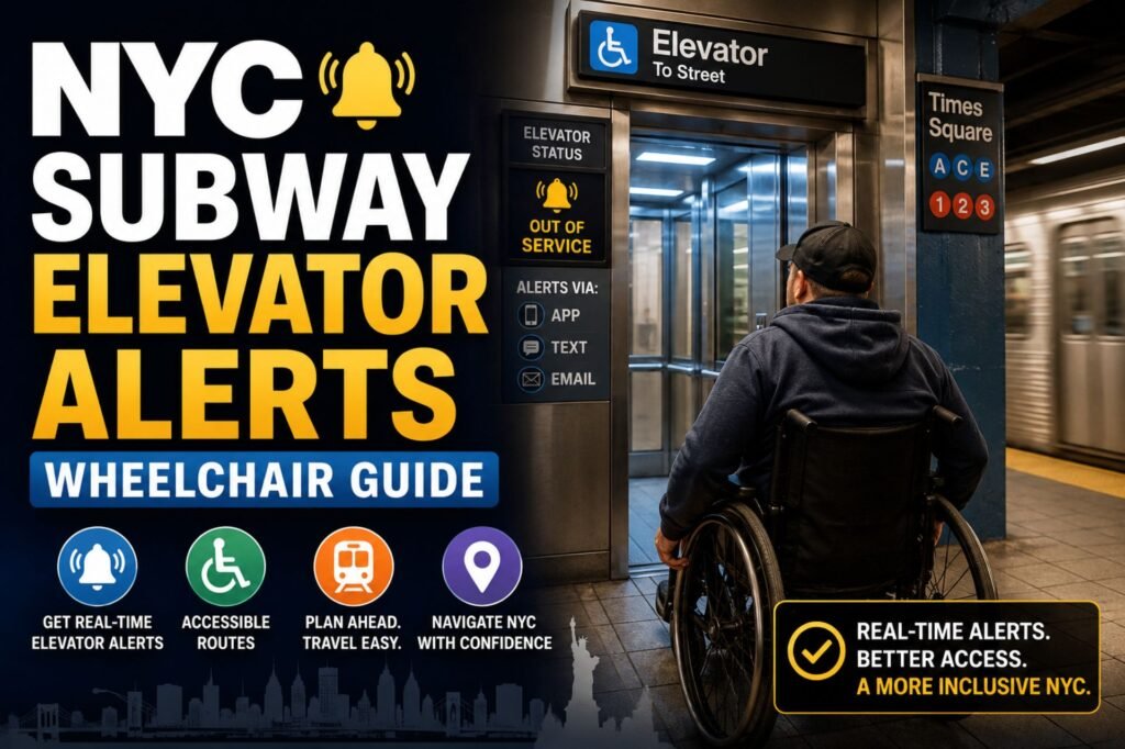 Nyc subway elevator alerts wheelchair guide