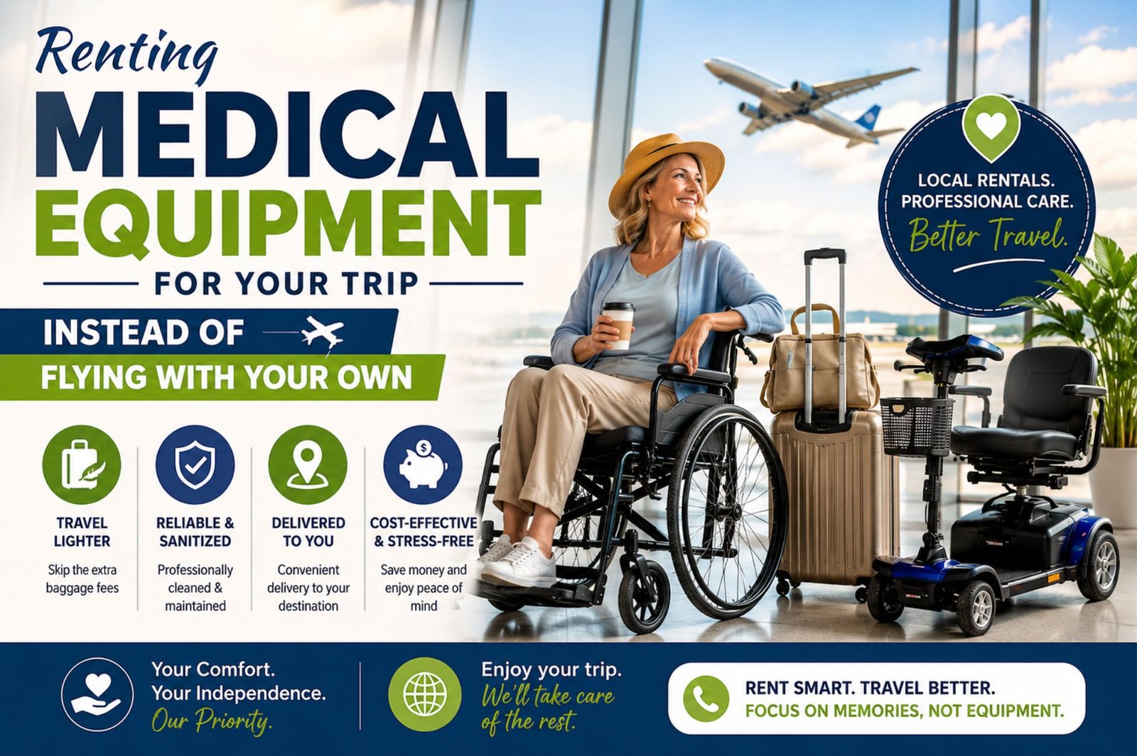 Renting Medical Equipment for Your Trip