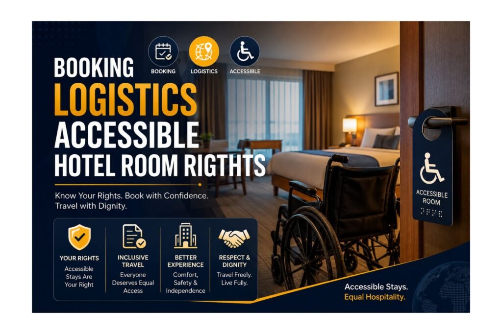 Booking logistics accessible hotel room rights
